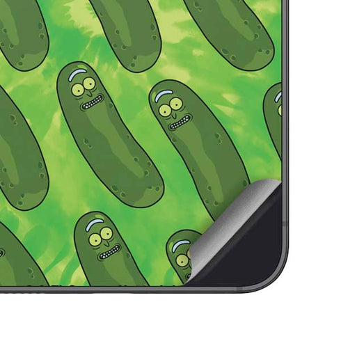 Adult Swim Rick and Morty Pickle Rick Pattern Galaxy S25 Skin